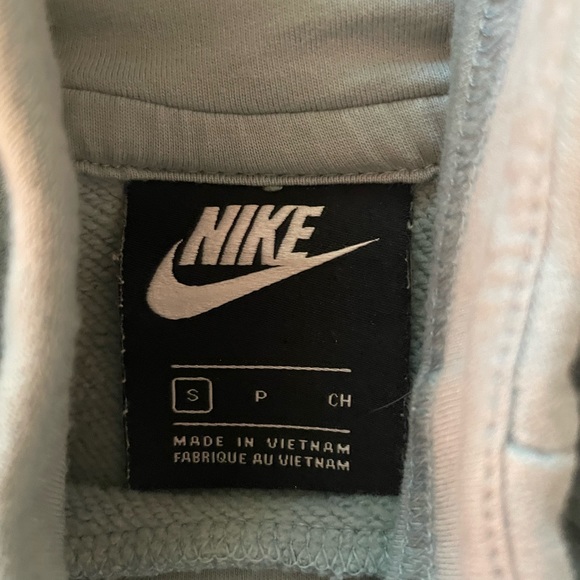 Blue Nike Funnel-Neck Hoodie - Picture 2 of 3
